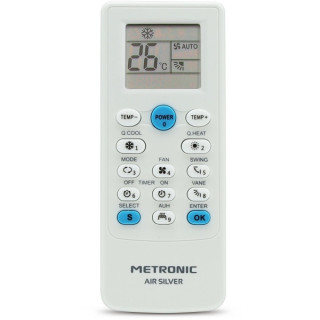 Metronic Mando a Distancia Universal Aire Acondicionado - Color Blanco