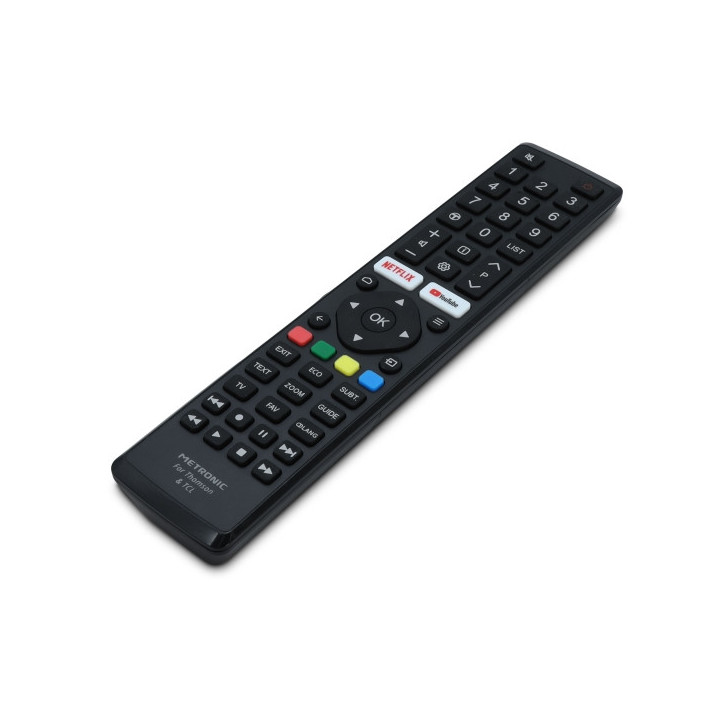 Metronic Mando a Distancia Compatible con Televisores Thomson  TV TCL - Color Negro