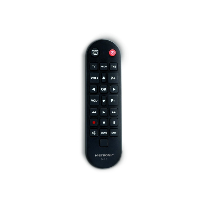 Metronic Mando a Distancia  Universal ZAP 2 Para TV + TDT - Color Negro
