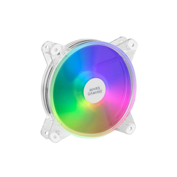 Mars Gaming Ventilador 120mm - Iluminacion RGB - Velocidad Max. 1100rpm