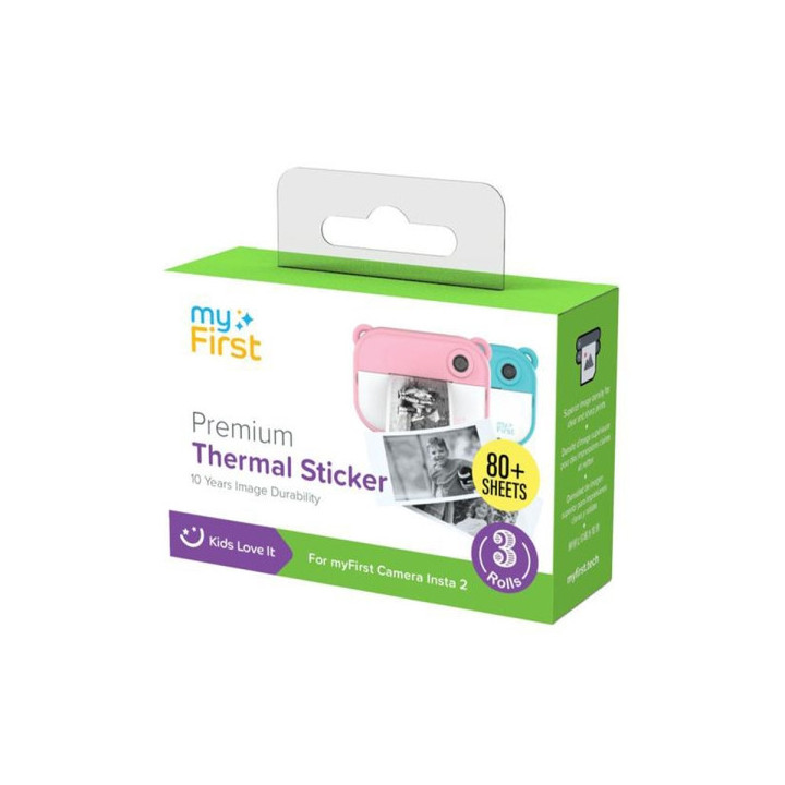 MyFirst Camera Sticker Refill - 3 Rollos de Adhesivo Termico para Imprimir de Recambio - 160 Fotos - Para Insta 20