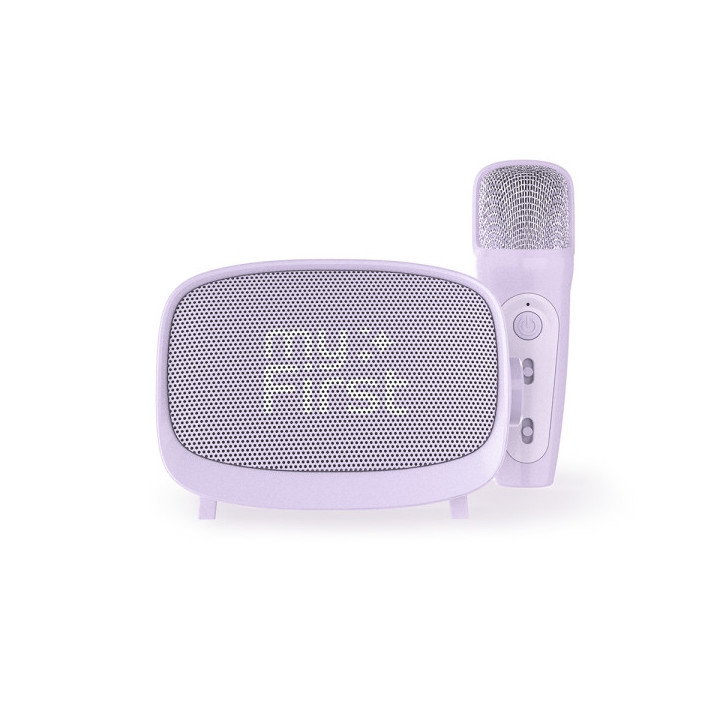 MyFirst Voice 2 Altavoz Bluetooth - Microfono Individual - MP3 - Efectos Vocales - Color Rosa