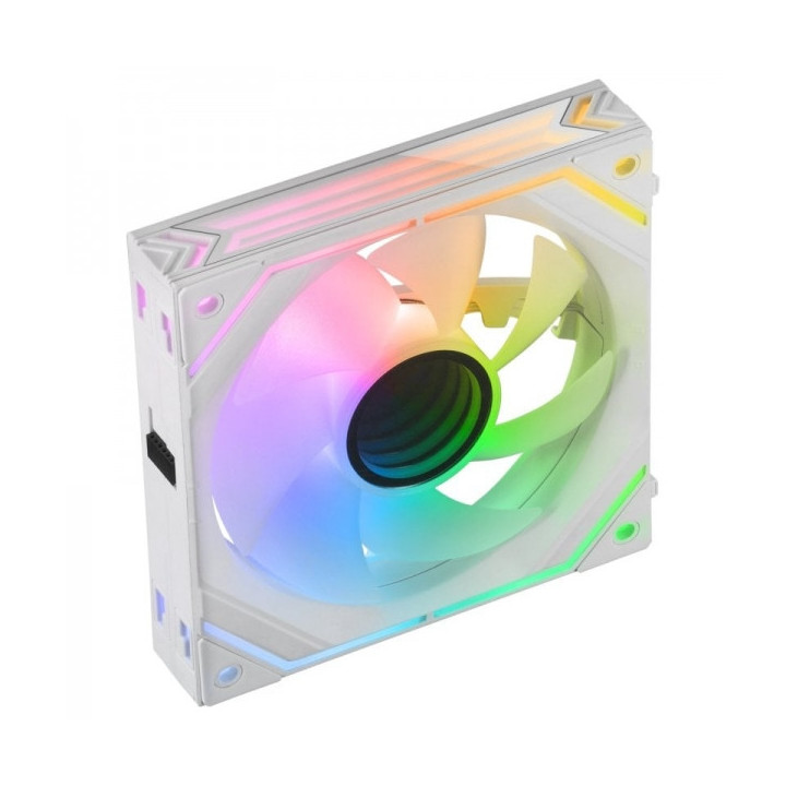 Mars Gaming MF-LINKFINITY Ventilador Modular PWM - Iluminacion Infinity Mirror 360° - Conexion Modular LINKFINITY - Control AR