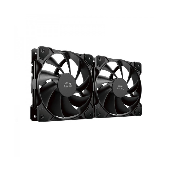 Mars Gaming MF-PWMX2 Ventilador - Ventilacion Superior - Silencio Absoluto - Tecnologia FDB - Juntas Anti-vibraciones - Sistema