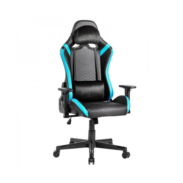 Mars Gaming MGC-PRO Silla Gaming - Cuero PU - Cojines Soft-Touch - Reposabrazos 2D - Respaldo Reclinable 135º - Soporta 150 kg