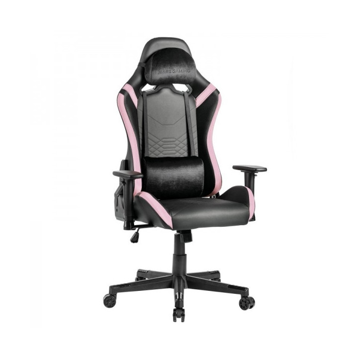 Mars Gaming MGC-PRO Silla Gaming - Cuero PU - Cojines Soft-Touch - Reposabrazos 2D - Respaldo Reclinable 135º - Base Acero - R