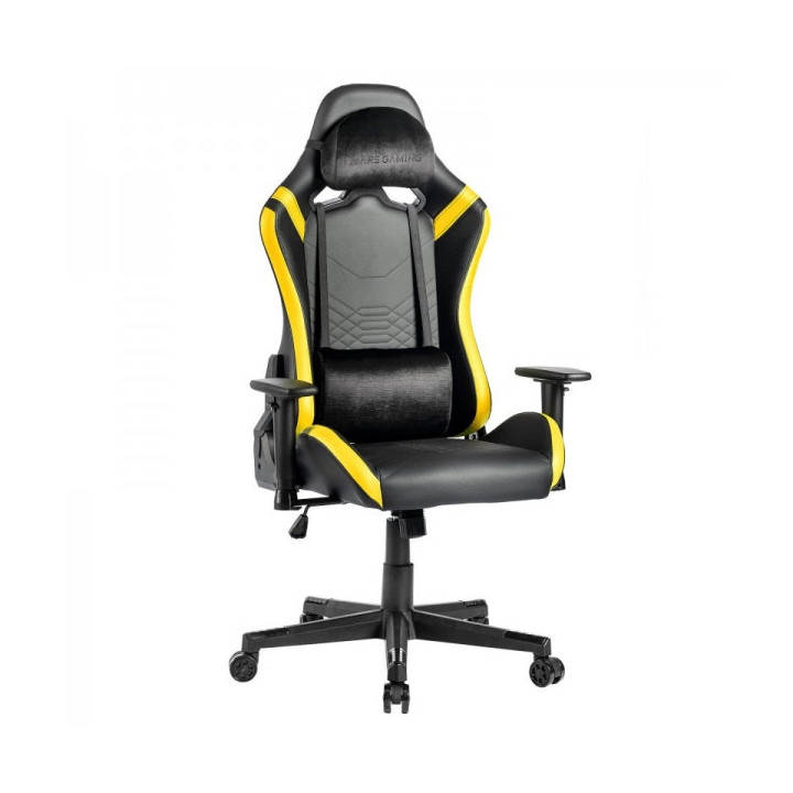 Mars Gaming MGC-PRO Silla Gaming - Cuero PU - Cojines Soft-Touch - Reposabrazos 2D - Respaldo Reclinable 135º - Soporta 150 kg