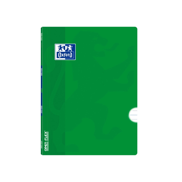 Oxford School Classic Openflex A4 Libreta Grapada - Tapa de Plastico Resistente - 1 Linea con Margen - 48 Hojas de Papel de Cal
