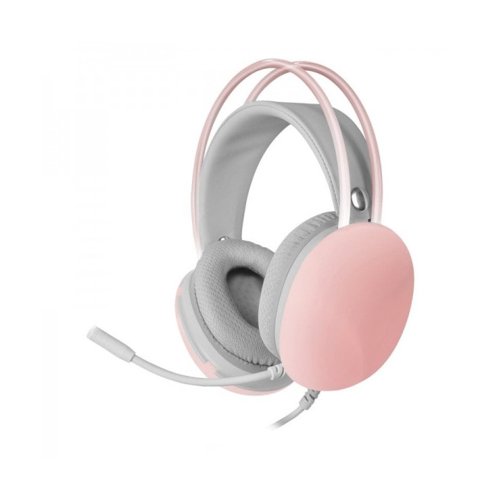 Mars Gaming MH-GLOW Auriculares - Sonido Envolvente - Iluminacion 360º CHROMA RGB - Drivers Hi-Fi Ultra-Bass 3D - Compatibilid