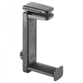 Mars Gaming MHH2 Soporte de Cascos - Instalacion Dual Gancho-Soporte - Mecanismo 360º - Ajustable - Agarre Firme - Almohadilla