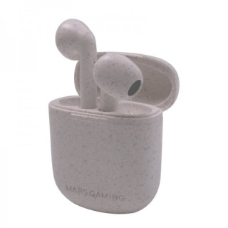 Mars Gaming MHI-ECO Auriculares TWS Ecologicos - Materiales Sostenibles - Bluetooth 5.1 - Sonido Alta Fidelidad - 20h Autonomia