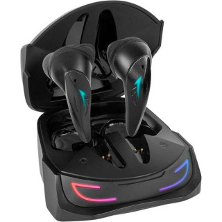 Mars Gaming Auriculares Inalambricos Premium TWS MHI-ULTRA - ANC+ENC+PASIVA - Sonido Neographene - 24h de Bateria - RGB Flow -
