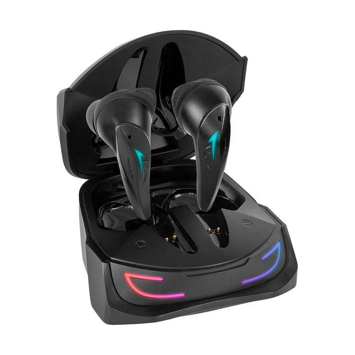 Mars Gaming Auriculares Inalambricos Premium TWS MHI-ULTRA - ANC+ENC+PASIVA - Sonido Neographene - 24h de Bateria - RGB Flow -