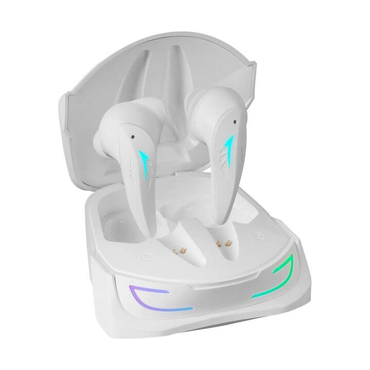 Mars Gaming Auriculares Inalambricos Premium TWS MHI-ULTRA - ANC+ENC+PASIVA - Sonido Neographene - 24h de Bateria - Base de Car