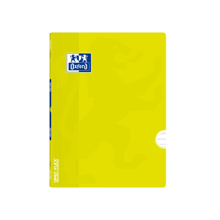 Oxford School Classic Openflex A4 - Tapa de Plastico Resistente - Libreta Grapada con Pauta 3.5 y Margen - 48 Hojas de Papel de