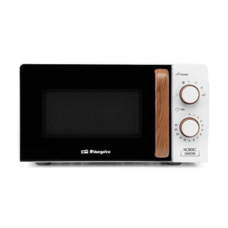 Orbegozo Mi 2122 Microondas - Capacidad 20L - Potencia 700W - 6 Niveles de Potencia - Temporizador 30min - Descongelacion - 230