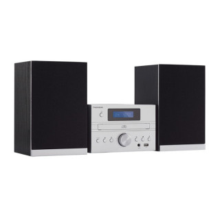 Thomson MIC122BT Micro Cadena Bluetooth - Reproductor de CD y Radio FM - Potencia Musical 50W - Tecnologia Bass Boost - Mando a