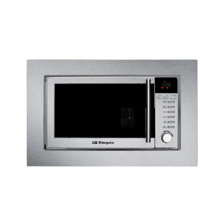 Orbegozo MIG 2025 Microondas Encastrable Profesional Potencia de 800W - Grill de 1000W - Capacidad de 20L Temporizador Digital