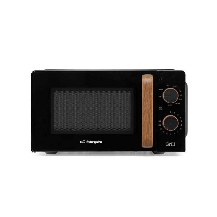 Orbegozo MIG 2140 Microondas Multifuncion - Capacidad 20L - Potencia 700W - Grill 900W - 5 Niveles de Potencia - Funcion Descon