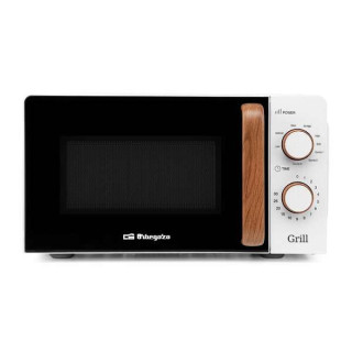 Orbegozo MIG 2142 Microondas con Grill - Capacidad 20L - Potencia 700W - Grill 900W - 5 Niveles de Potencia - Temporizador 30mi