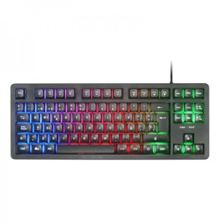 Mars Gaming MK023 Teclado Gaming - Tecnologia H-Mech RED - Iluminacion FRGB LED - Anti-Ghosting - Compatibilidad Universal - Es