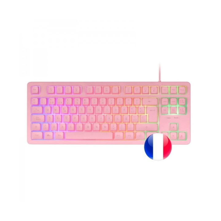 Mars Gaming MK023 Teclado Gaming - Tenkeyless - H-Mech RED - Iluminacion FRGB LED - Anti-Ghosting - Compatible con Windows