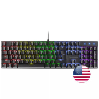 Mars Gaming MK422 Teclado Gaming - Switches Mecanicos Antipolvo - Teclas Imborables - Iluminacion RGB - Chip ARM - Compatibilid