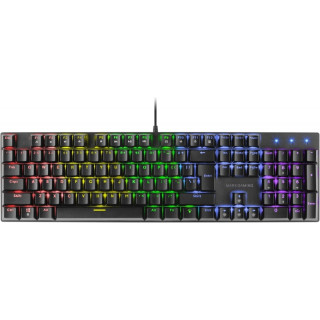 Mars Gaming MK422 Teclado Gaming Mecanico - Iluminacion RGB 12 Efectos - Teclas Doble Inyeccion - Switches Antipolvo - Anti-Gho
