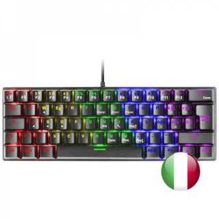 Mars Gaming MK60 Teclado Gaming Mecanico - Ultra-compacto 60% - Switches Antipolvo - Iluminacion RGB - Anti-ghosting Avanzado -