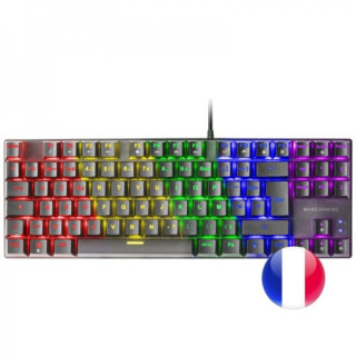 Mars Gaming MK80 Teclado Gaming Mecanico - TKL Compacto - Iluminacion RGB - Teclas Imborrables - Switches Antipolvo - Multiplat