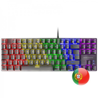 Mars Gaming MK80 Teclado Gaming Mecanico - TKL Compacto - Iluminacion RGB - Teclas Doble Inyeccion - Switches Antipolvo - Multi