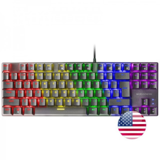 Mars Gaming MK80 Teclado Gaming Mecanico - TKL Compacto - Iluminacion RGB - Teclas Doble Inyeccion - Switches Antipolvo - Multi