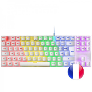 Mars Gaming MK80 Teclado Gaming Mecanico - Compacto TKL - Iluminacion RGB - Teclas Doble Inyeccion - Switches Antipolvo - Multi