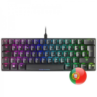 Mars Gaming MKMINI Teclado Gaming - Ultra-Compacto 60% - Iluminacion RGB Chroma - Switches Mecanicos OUTEMU Pro - Software Pers