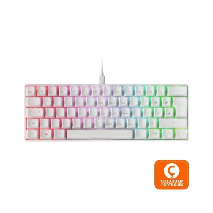 Mars Gaming MKMINI Teclado Gaming - Ultra-compacto 60% - FULL RGB CHROMA - Switches Mecanicos OUTEMU PRO - Multiplataforma - So