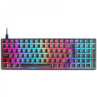 Mars Gaming MKULTRA Teclado Gaming Premium - Tamaño Compacto 96% - Teclas PBT Pudding - Iluminacion RGB Chroma - Switches Anti