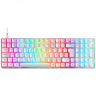 Mars Gaming MKULTRA Teclado Gaming Premium - Tamaño Compacto 96% - Teclas PBT Pudding - Iluminacion RGB Chroma - Switches OUTE