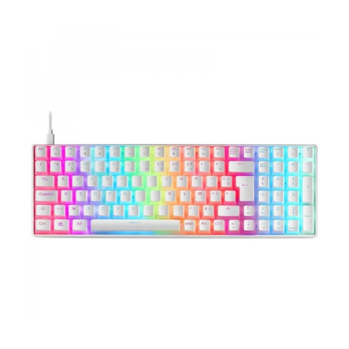 Mars Gaming MKULTRA Teclado Gaming Premium - Tamaño Compacto 96% - Teclas PBT Pudding - Iluminacion RGB Chroma - Switches OUTE
