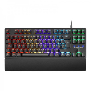 Mars Gaming MKXTKL Teclado Mecanico - Ultracompacto TKL - Switches OUTEMU SQ - Retroiluminacion RGB - Reposamuñecas Ergonomico