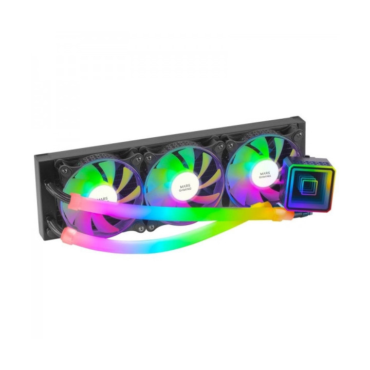 Mars Gaming ML-ULTRA360 Refrigeracion Liquida - 650W TDP - Tecnologia OPTI-CHAMBER 3rd Gen - Iluminacion ARGB - Ventiladores Si
