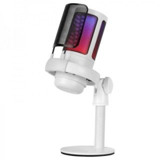 Mars Gaming ARGB MMIC-SE Microfono de Estudio - ADC 196kHz 24 bits - Condensador Cardioide - Monitoreo sin Latencia - Iluminaci