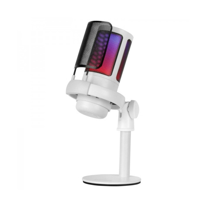 Mars Gaming ARGB MMIC-SE Microfono de Estudio - ADC 196kHz 24 bits - Condensador Cardioide - Monitoreo sin Latencia - Iluminaci