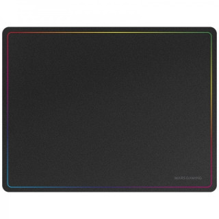 Mars Gaming Alfombrilla Gaming Nanotextil - Deslizamiento Suave - Efecto Rainbow - Base Antideslizante - Alta Durabilidad - Col