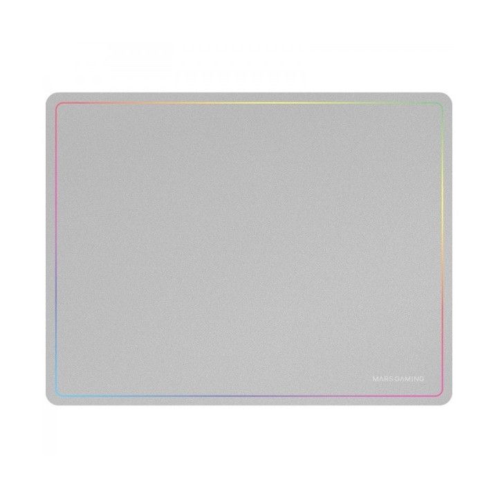 Mars Gaming Alfombrilla Gaming Nanotextil - Deslizamiento Suave - Efecto Rainbow - Base Antideslizante - Alta Durabilidad - Col