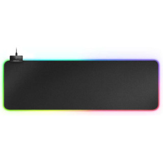 Mars Gaming MMPRGB2 Alfombrilla RGB XXL con HUB USB2.0 - Deslizamiento Nanotextil - Iluminacion RGB Control - Diseño XXL - 2 P