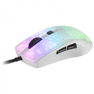 Mars Gaming MMR Raton Gaming Ultraligero - 58g - Iluminacion RGB - Sensor Optico 12800 DPI - Switches Mecanicos Huano - Cable F