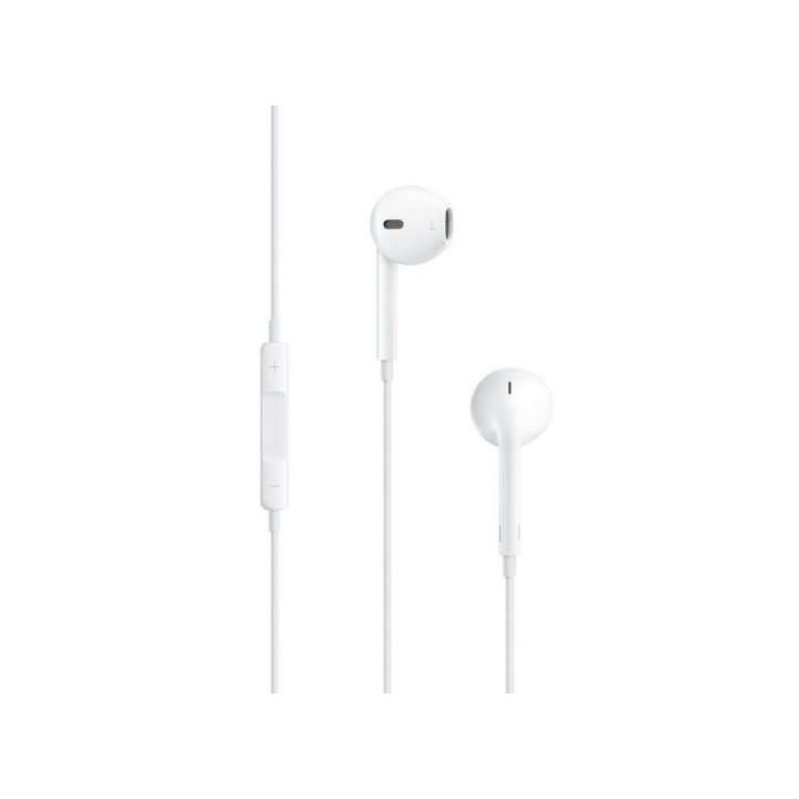 Apple EarPods Auriculares Binaurales - Microfono Integrado - Control de Volumen - Jack 3.5mm - Color Blanco