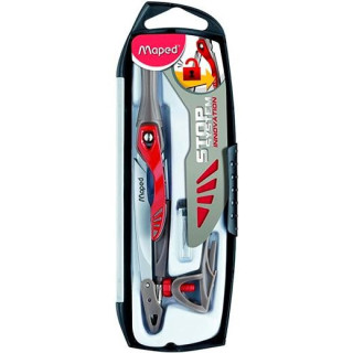 Maped Stop System Innovation Compas con Mina + Pack de Minas + Adaptador