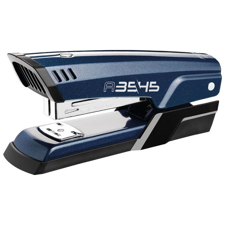 Maped Half Strip A-3545 Grapadora Metalica de Sobremesa - Hasta 25 Hojas a la Vez - Admite Grapas 24/6 y 26/6 - Grapado Abierto