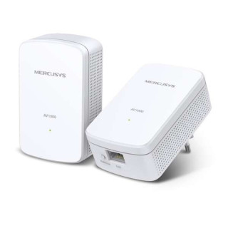 Mercusys MP500 Adaptador Powerline - 1000Mbps - Alcance 300m - Gigabit Ethernet - Pack de 2